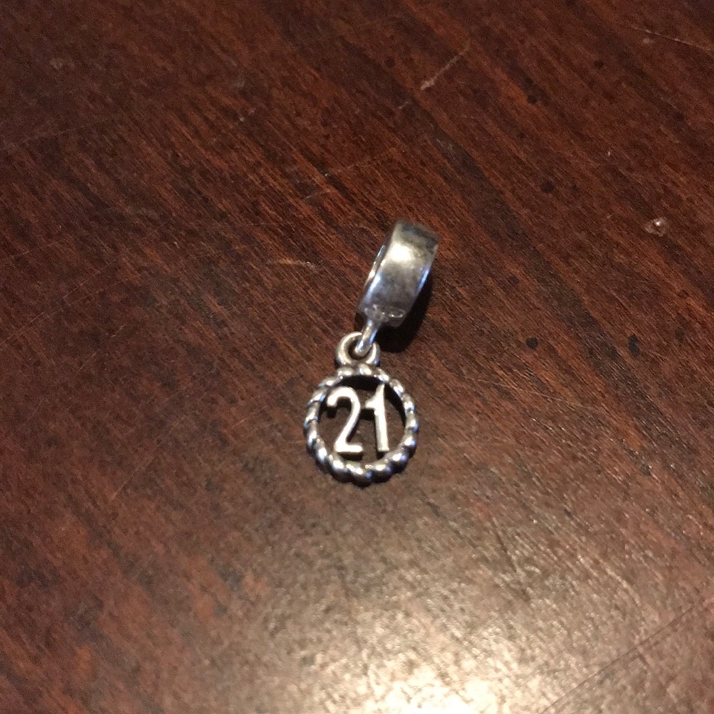 Pandora Authentic 21 Sterling Silver 925 Dangle Charm